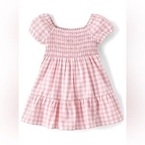 Pink Gingham Smocked Dress Size 4T Summer Spring Easter The Children’s Place